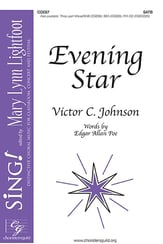 Evening Star SATB choral sheet music cover